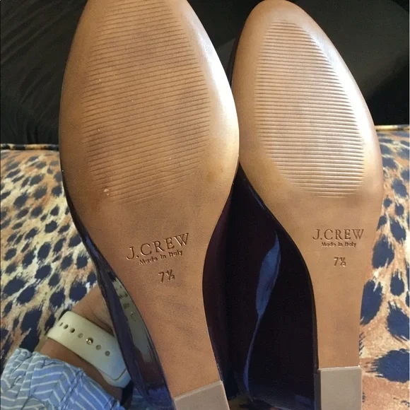 J. Crew Martina Patent Wedges - Picture 4 of 7